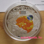 NANO Space - "A Világűr felfedezése" 2013 proof ezüst pénzérme nano-chippel