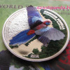 Papagájok világa -  Crimson Rosella 2014 3D proof ezüst pénzérme