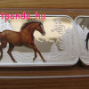 Lunar Ló éve 2014 4x1 uncia színes proof ezüst érmeszett Lunar Ló éve 2014 4x1 uncia színes proof ezüst érmeszett