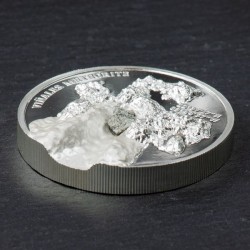 Vinales meteorit 2020 1 uncia proof ezüst pénzérme meteoritdarabbal