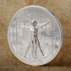 A Vitruvius-i ember - Leonardo da Vinci - Cook-szk 2021 1 uncia ezüst pénzérme röntgenképpel A Vitruvius-i ember - Leonardo da Vinci - Cook-szk 2021 1 uncia ezüst pénzérme röntgenképpel