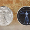 A Vitruvius-i ember - Leonardo da Vinci - Cook-szk 2021 1 uncia ezüst pénzérme röntgenképpel A Vitruvius-i ember - Leonardo da Vinci - Cook-szk 2021 1 uncia ezüst pénzérme röntgenképpel