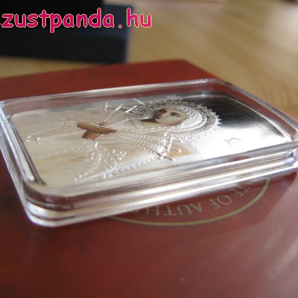 Szűz Mária Ikon- Fiji 2013 1 uncia proof, konvex ezüst pénzérme Szűz Mária Ikon- Fiji 2013 1 uncia proof, konvex ezüst pénzérme