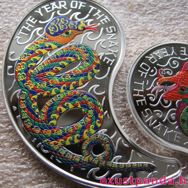 Yin-yang Kígyó 2013 2x0,5 uncia proof ezüst pénzérme Yin-yang Kígyó 2013 2x0,5 uncia proof ezüst pénzérme