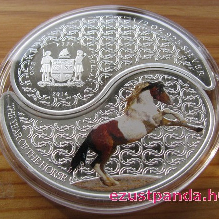 Yin-yang Ló 2014 2x0,5 uncia proof ezüst pénzérme Yin-yang Ló 2014 2x0,5 uncia proof ezüst pénzérme
