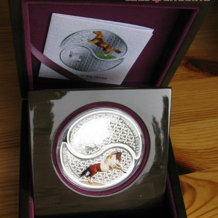Yin-yang Ló 2014 2x0,5 uncia proof ezüst pénzérme Yin-yang Ló 2014 2x0,5 uncia proof ezüst pénzérme