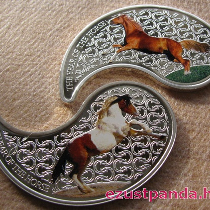 Yin-yang Ló 2014 2x0,5 uncia proof ezüst pénzérme Yin-yang Ló 2014 2x0,5 uncia proof ezüst pénzérme