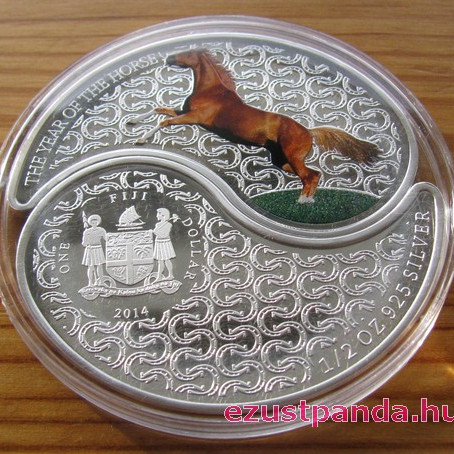 Yin-yang Ló 2014 2x0,5 uncia proof ezüst pénzérme Yin-yang Ló 2014 2x0,5 uncia proof ezüst pénzérme