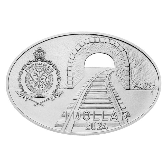 The Flying Scotsman vonat 2024 Niue 1 uncia proof ezüst pénzérme - CSAK 1000 PÉLDÁNYBAN!