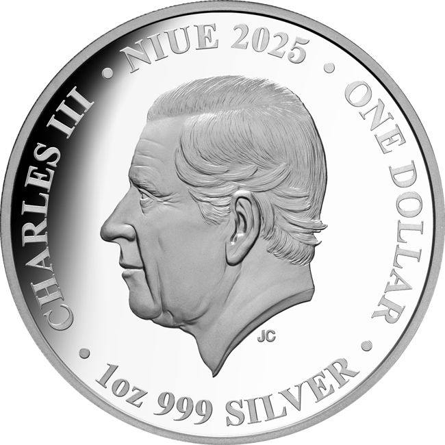 Kolibri 2025 Niue 1 uncia proof ezüst pénzérme - CSAK 750 PÉLDÁNYBAN!