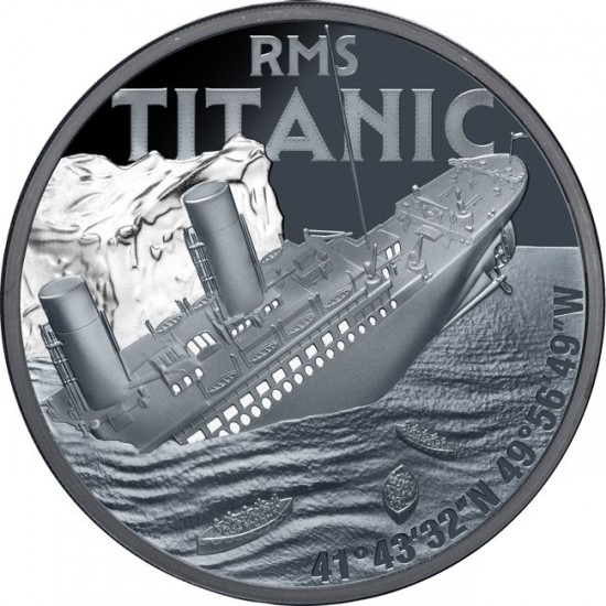 Titanic 2025 - Niue 1 uncia fekete proof ezüst pénzérme - CSAK 800 PÉLDÁNYBAN! Titanic 2025 - Niue 1 uncia fekete proof ezüst pénzérme - CSAK 800 PÉLDÁNYBAN!