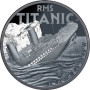 Titanic 2025 - Niue 1 uncia fekete proof ezüst pénzérme - CSAK 800 PÉLDÁNYBAN!