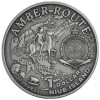 Borostyánút Magyarországon - Niue 2026 antikolt ezüst pénzérme - CSAK 525 PÉLDÁNY!