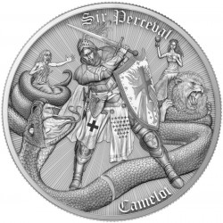 Sir Percival - Niue 2026 1 uncia proof ezüst pénzérme - CSAK 250 PÉLDÁNY DÍSZTOKBAN!
