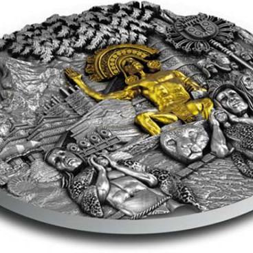 El Dorado - Az aranykirály Niue 2020 2 uncia ezüst pénzérme El Dorado - Az aranykirály Niue 2020 2 uncia ezüst pénzérme