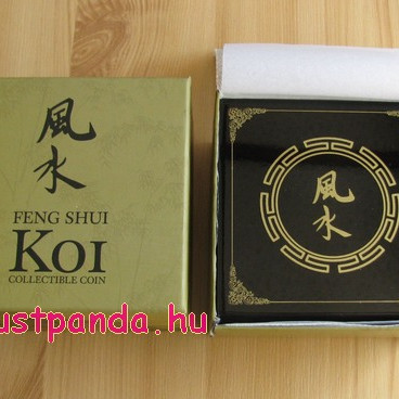 Feng Shui Koi pontyok - Niue 2012 1 uncia proof ezüst pénzérme