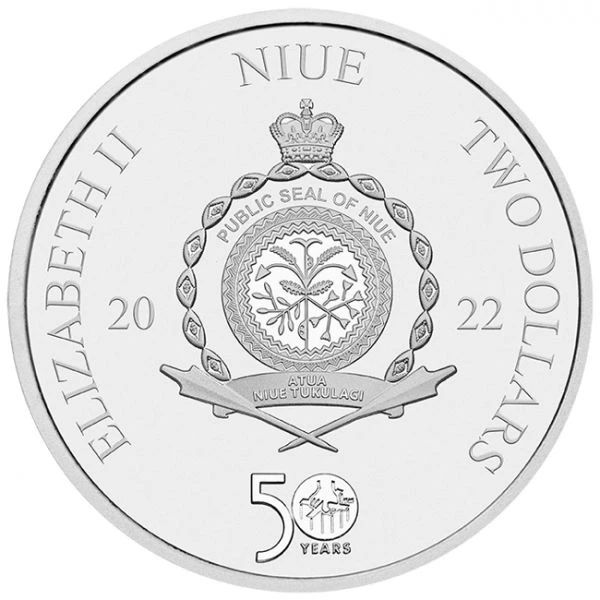 A Keresztapa - 2022 Niue 1 uncia proof ezüst pénzérme A Keresztapa - 2022 Niue 1 uncia proof ezüst pénzérme
