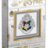 Harry Potter - Roxfort iskola címere 1 uncia színezüst pénzérme Niue-sziget 2021