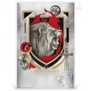 Harry Potter - Roxfort Házak GRIFFENDÉL 5 gramm színezüst fólia bankjegy érme Niue-sziget 2020