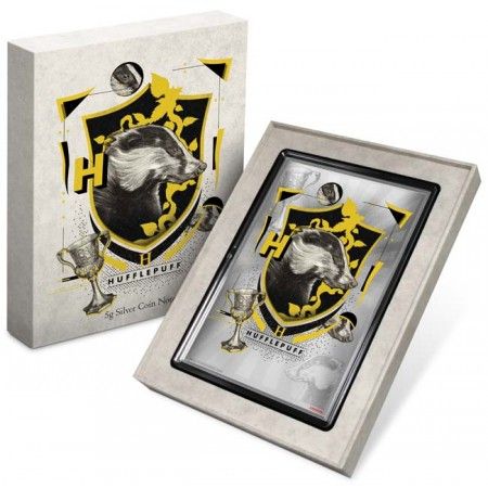 Harry Potter - Roxfort Házak HUGRABUG 5 gramm színezüst fólia bankjegy érme Niue-sziget 2020 Harry Potter - Roxfort Házak HUGRABUG 5 gramm színezüst fólia bankjegy érme Niue-sziget 2020
