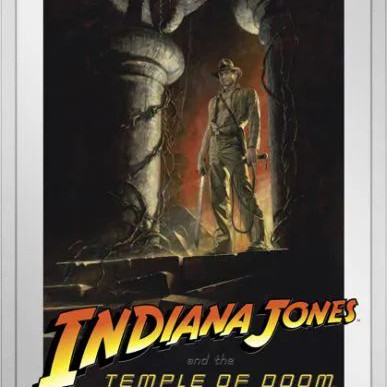 Indiana Jones - Niue 2023 1 uncia proof ezüst pénzérme, téglalap alakú - CSAK 1984 PÉLDÁNYBAN!