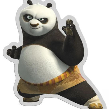 Kung Fu Panda 2023 1 uncia színes, proof ezüst pénzérme - CSAK 1000 PÉLDÁNYBAN!