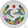 Szerelmes madarak 2018 1 uncia proof ezüst pénzérme