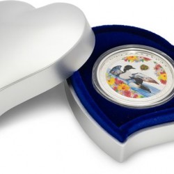 Szerelmes madarak 2026 1 uncia proof ezüst pénzérme