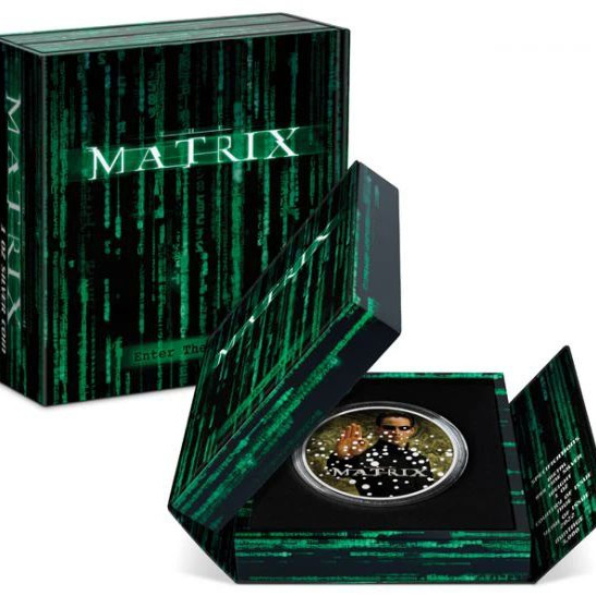 A Mátrix - 2022 Niue 1 uncia proof ezüst pénzérme