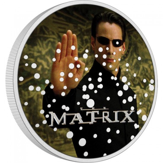 A Mátrix - 2022 Niue 1 uncia proof ezüst pénzérme A Mátrix - 2022 Niue 1 uncia proof ezüst pénzérme
