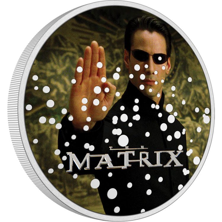 A Mátrix - 2022 Niue 1 uncia proof ezüst pénzérme