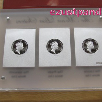 Mona Lisa testvérek - Niue 2014 3x40g színes ezüst érmeszett