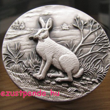 Havasi nyúl - Niue 2015 1 uncia ultra-high relief ezüst pénzérme