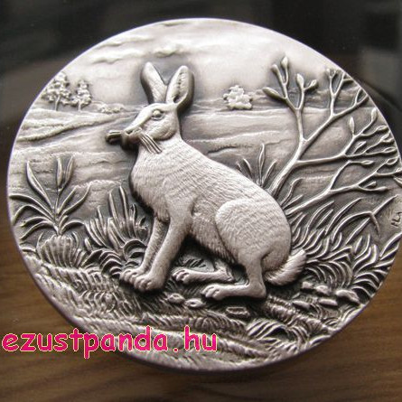 Havasi nyúl - Niue 2015 1 uncia ultra-high relief ezüst pénzérme Havasi nyúl - Niue 2015 1 uncia ultra-high relief ezüst pénzérme