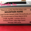 Havasi nyúl - Niue 2015 1 uncia ultra-high relief ezüst pénzérme Havasi nyúl - Niue 2015 1 uncia ultra-high relief ezüst pénzérme