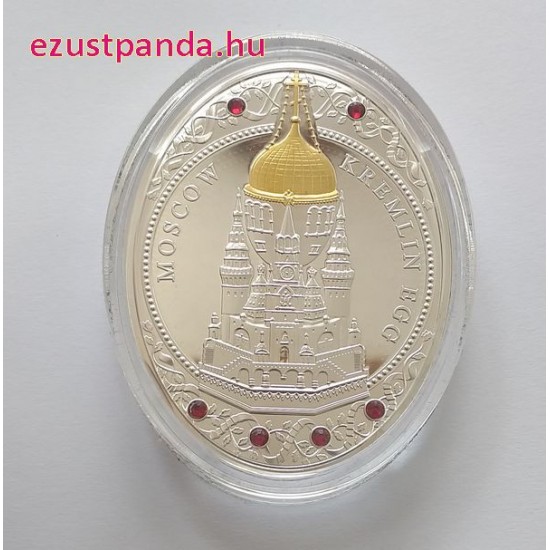 Fabergé "Moszkvai Kremlin" tojás 2013 Niue 56 gramm ezüst pénzérme Fabergé "Moszkvai Kremlin" tojás 2013 Niue 56 gramm ezüst pénzérme