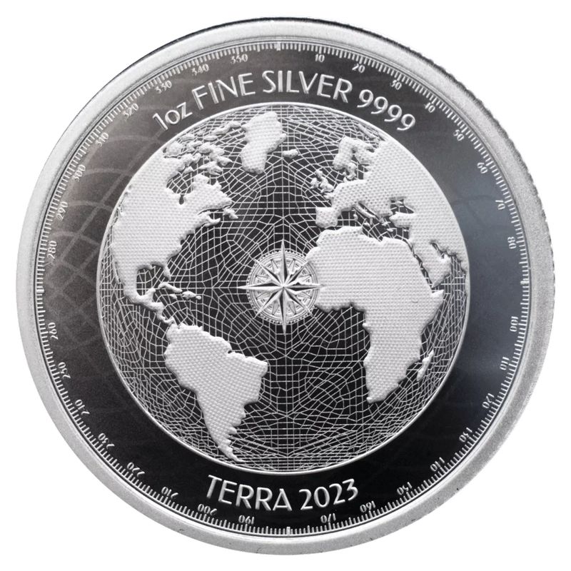 Terra - A Föld 2023 Niue 1 uncia ezüst pénzérme