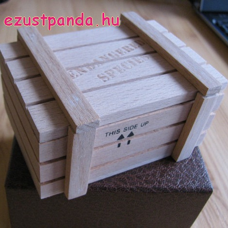Törpe víziló 2015 1 uncia proof ezüst pénzérme