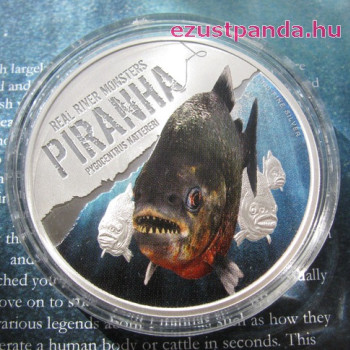 Piranha - Niue 2013 1 uncia ezüst pénzérme