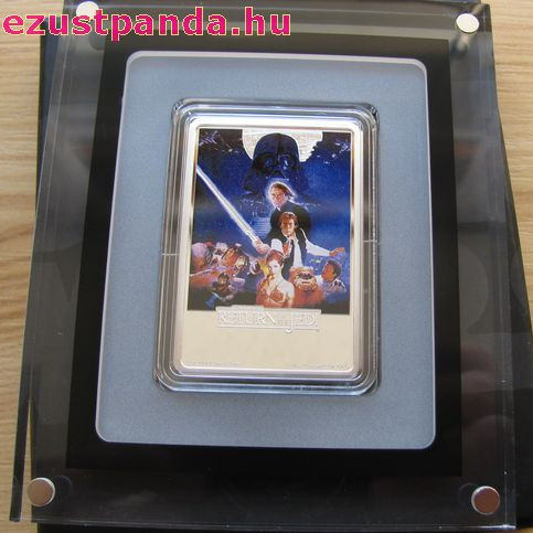 Star Wars 40. évforduló - A Jedi visszatér Niue 2017 1 uncia ezüst pénzérme Star Wars 40. évforduló - A Jedi visszatér Niue 2017 1 uncia ezüst pénzérme