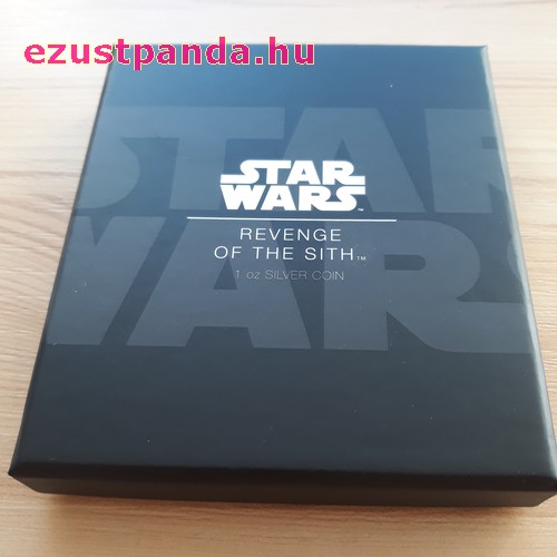 Star Wars 40. évforduló - A Sith-ek bosszúja Niue 2018 1 uncia ezüst pénzérme Star Wars 40. évforduló - A Sith-ek bosszúja Niue 2018 1 uncia ezüst pénzérme