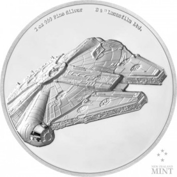 Star Wars Millennium Sólyom - Niue 2019 2 uncia ezüst pénzérme