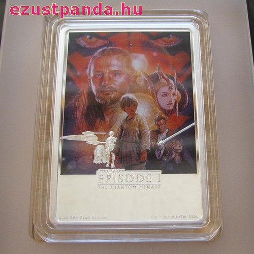 Star Wars 40. évforduló - Baljós árnyak Niue 2018 1 uncia ezüst pénzérme Star Wars 40. évforduló - Baljós árnyak Niue 2018 1 uncia ezüst pénzérme