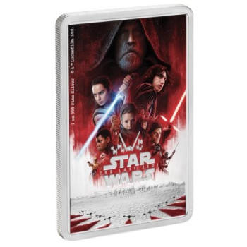Star Wars 40. évforduló - Az utolsó jedi Niue 2019 1 uncia ezüst pénzérme