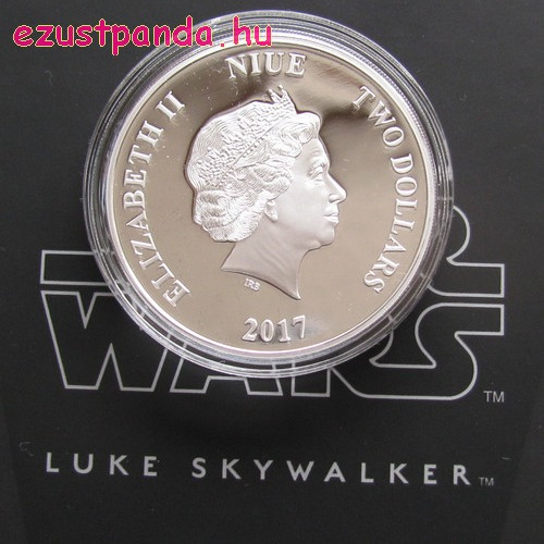 Star Wars Luke Skywalker - Niue 2017 1 uncia ezüst pénzérme