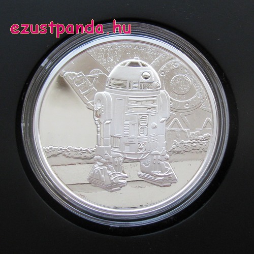 Star Wars R2D2 - Niue 2016 1 uncia ezüst pénzérme Star Wars R2D2 - Niue 2016 1 uncia ezüst pénzérme
