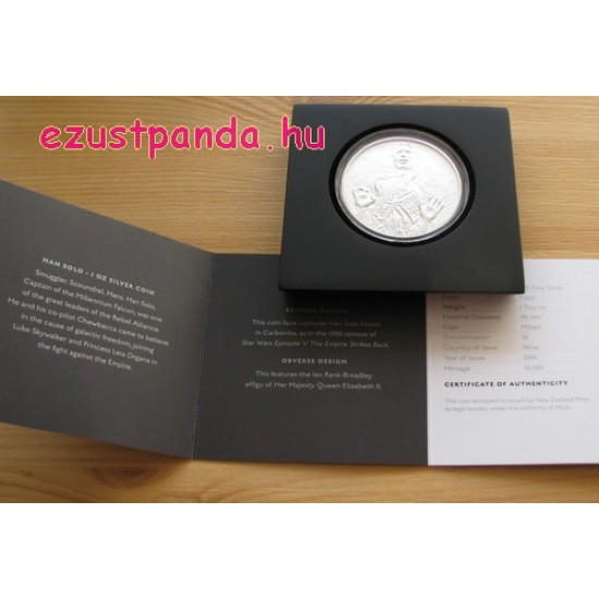 Star Wars Han Solo - Niue 2016 1 uncia ezüst pénzérme