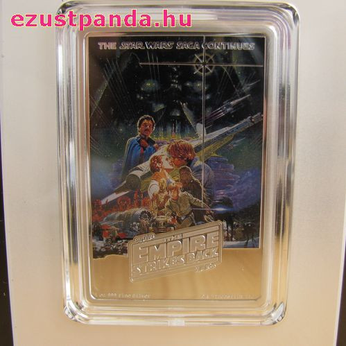 Star Wars 40. évforduló - A birodalom visszavág Niue 2017 1 uncia ezüst pénzérme Star Wars 40. évforduló - A birodalom visszavág Niue 2017 1 uncia ezüst pénzérme