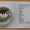 Mexikói tarantula - Niue 2012 1/2 uncia proof ezüst pénzérme