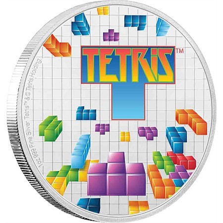 Tetris 35 éves - Niue 2019 1 uncia ezüst pénzérme
